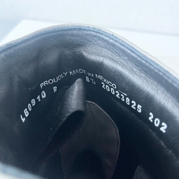 NEW Lane DUSTOFF Gray Womens Cowboy Boots 8.5 Western Cowgirl Short Ankle Bootie - Picture 10 of 12